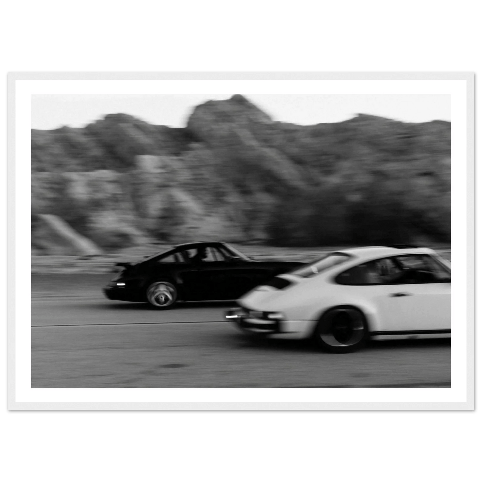 Tableau Photographie Noir et Blanc Porsche - The Art Avenue