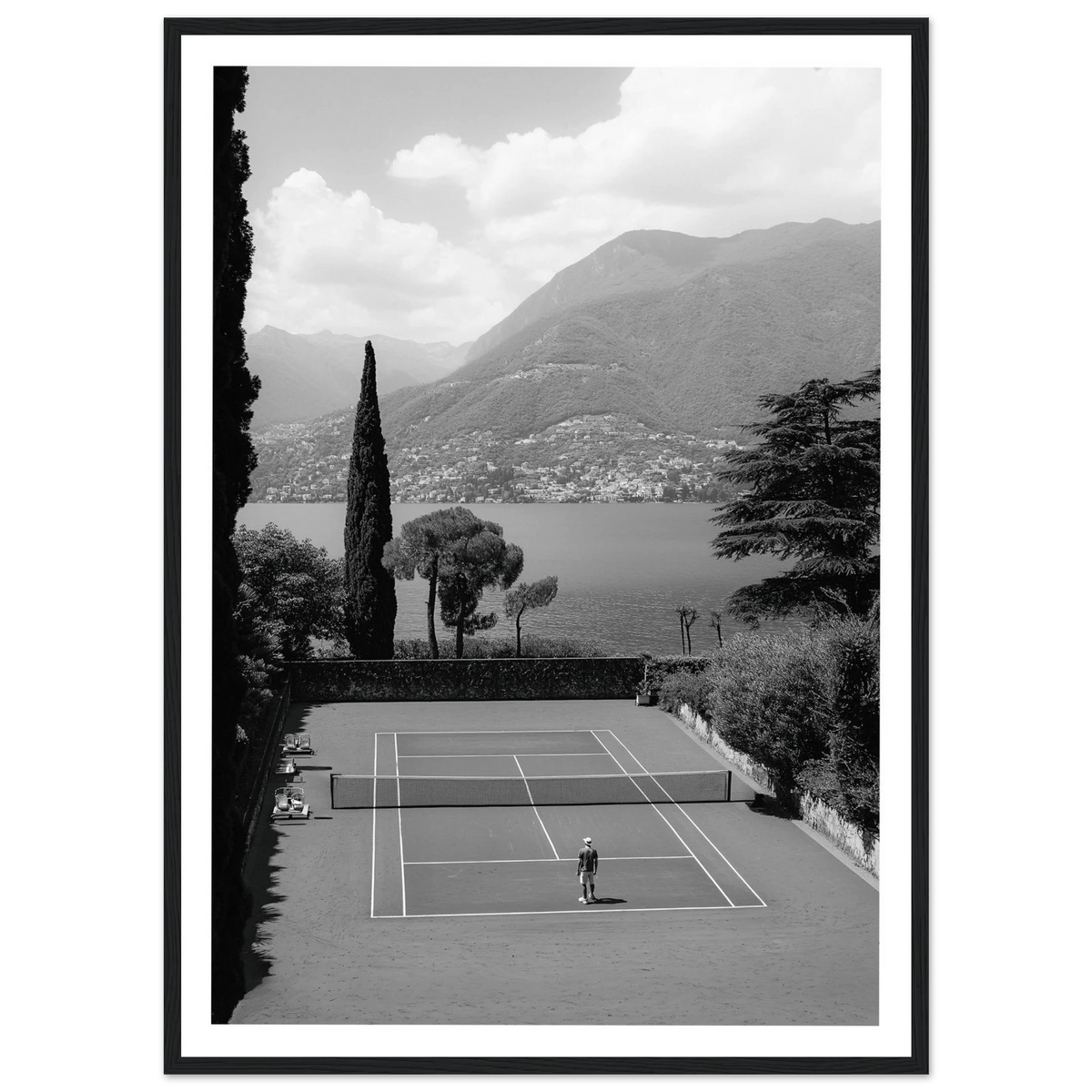 Tableau Photographie Noir et Blanc Tennis - The Art Avenue