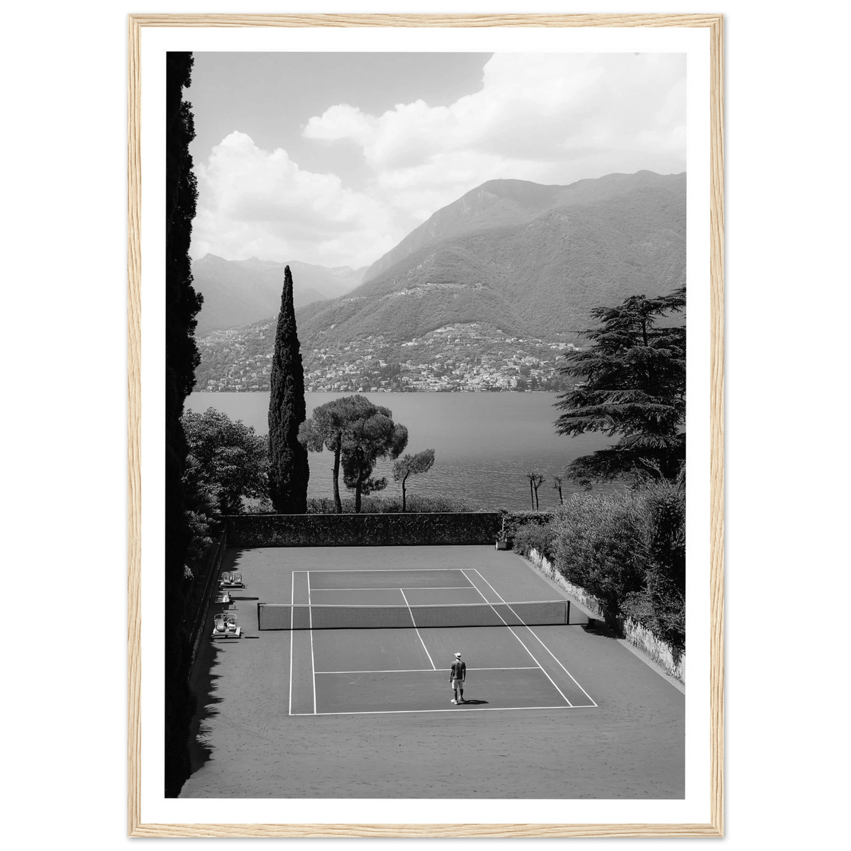 Tableau Photographie Noir et Blanc Tennis - The Art Avenue