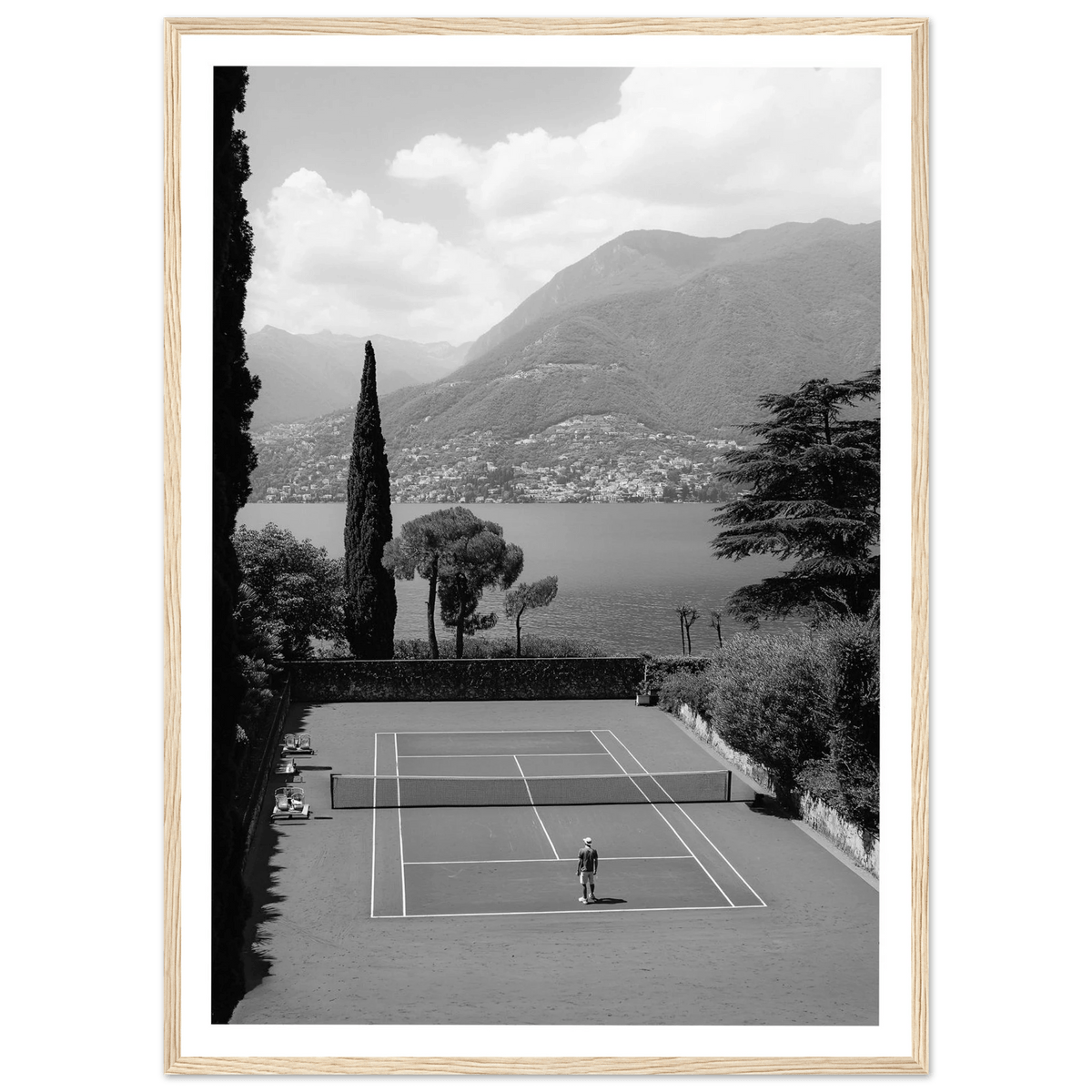 Tableau Photographie Noir et Blanc Tennis - The Art Avenue