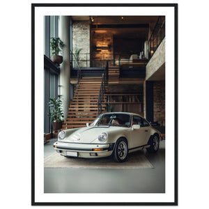 Tableau Photographie Porsche 911 Blanche - The Art Avenue