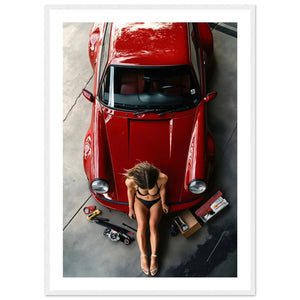 Tableau Photographie Porsche 911 Rouge - The Art Avenue