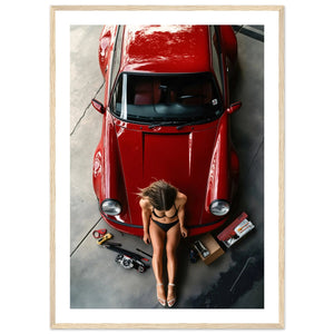 Tableau Photographie Porsche 911 Rouge - The Art Avenue