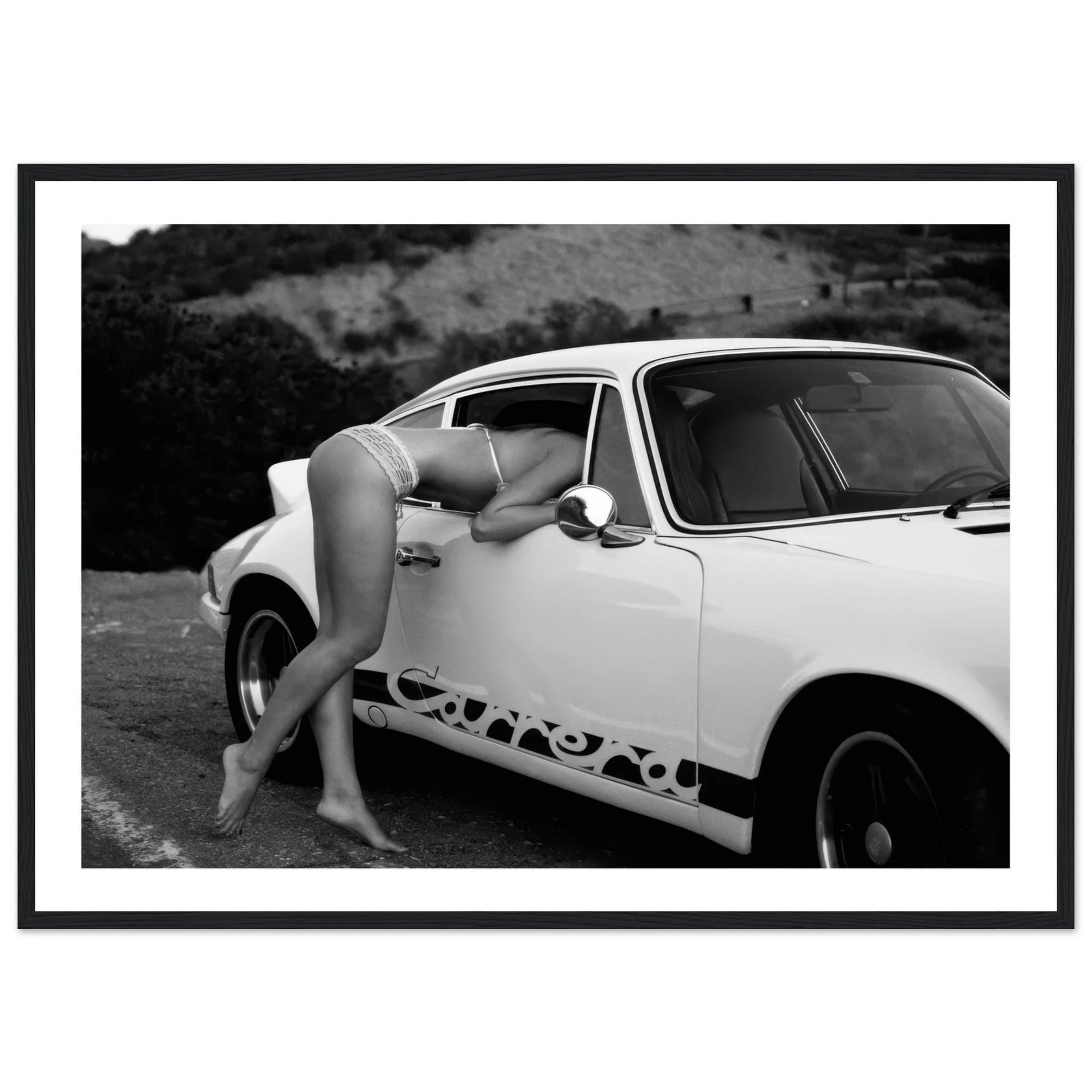 Tableau Photographie Porsche Carrera Noir et Blanc - The Art Avenue