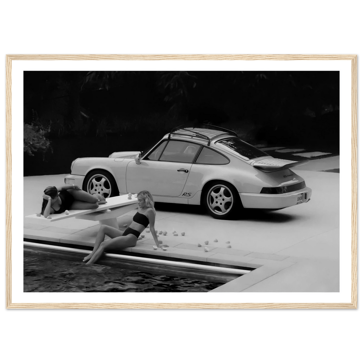 Tableau Photographie Porsche Piscine - The Art Avenue