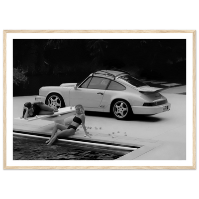 Tableau Photographie Porsche Piscine - The Art Avenue