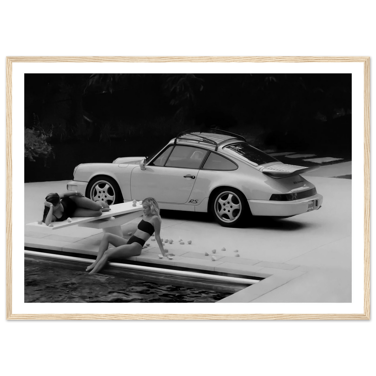 Tableau Photographie Porsche Piscine - The Art Avenue