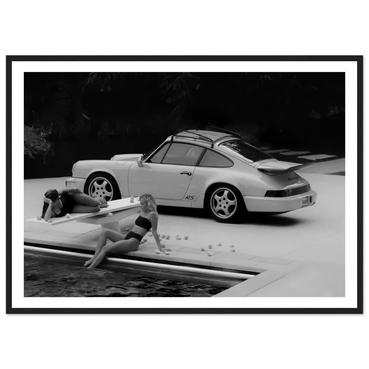 Tableau Photographie Porsche Piscine - The Art Avenue