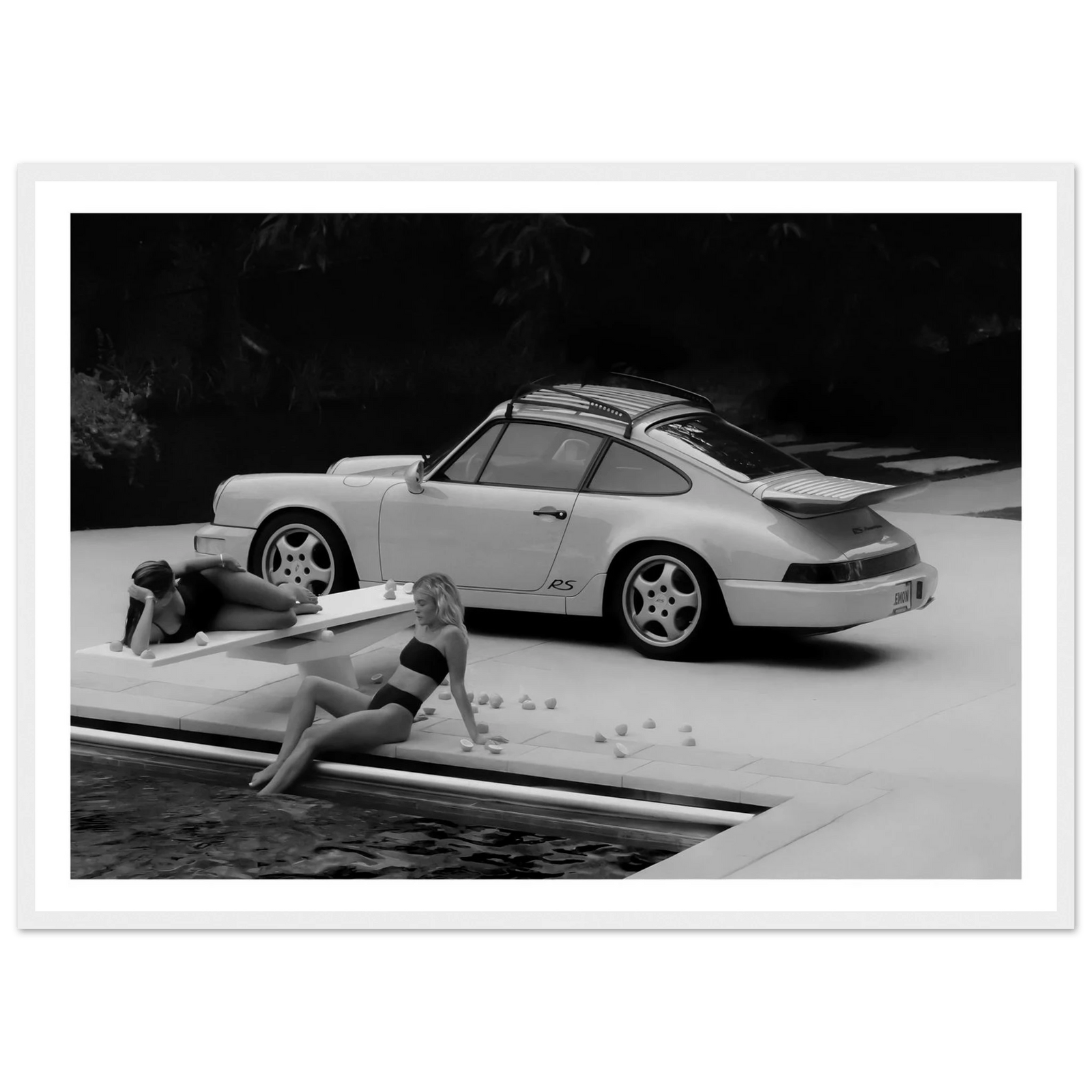 Tableau Photographie Porsche Piscine - The Art Avenue