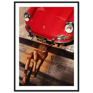 Tableau Photographie Porsche Rouge - The Art Avenue