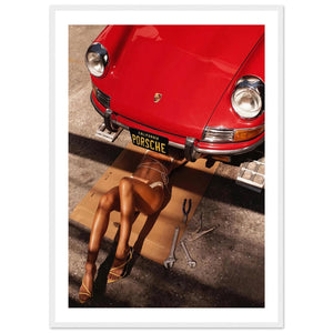 Tableau Photographie Porsche Rouge - The Art Avenue