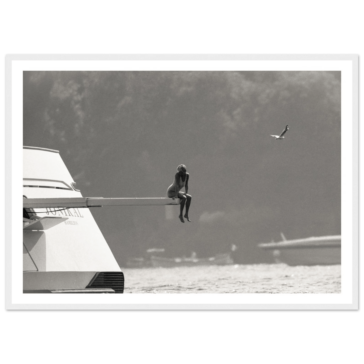 Tableau Photographie Princesse Diana Yacht - The Art Avenue