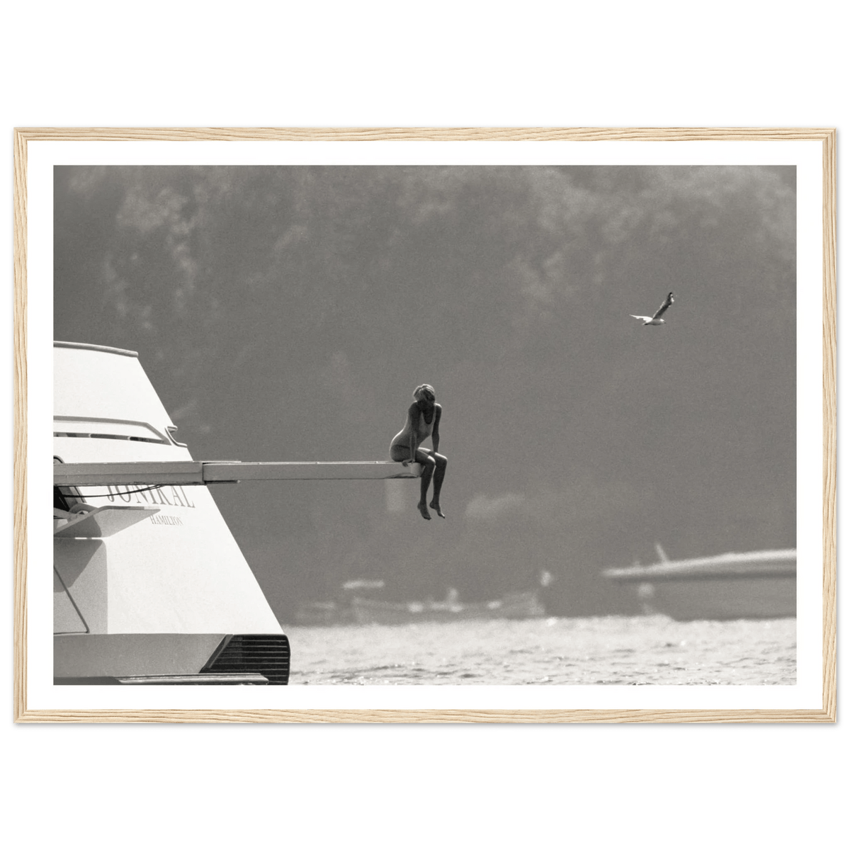 Tableau Photographie Princesse Diana Yacht - The Art Avenue