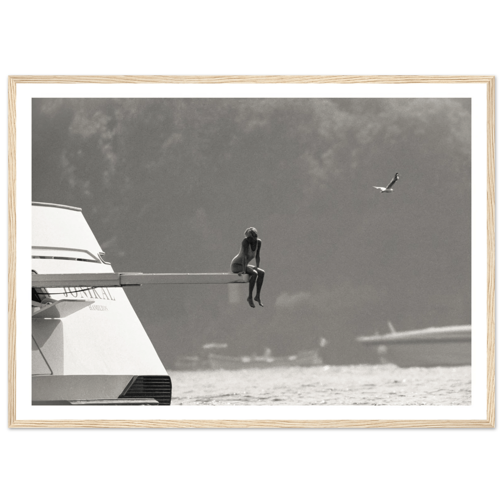 Tableau Photographie Princesse Diana Yacht - The Art Avenue