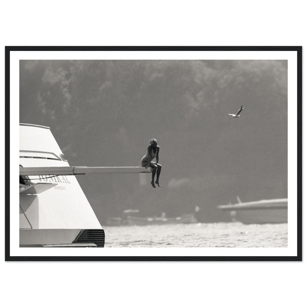 Tableau Photographie Princesse Diana Yacht - The Art Avenue