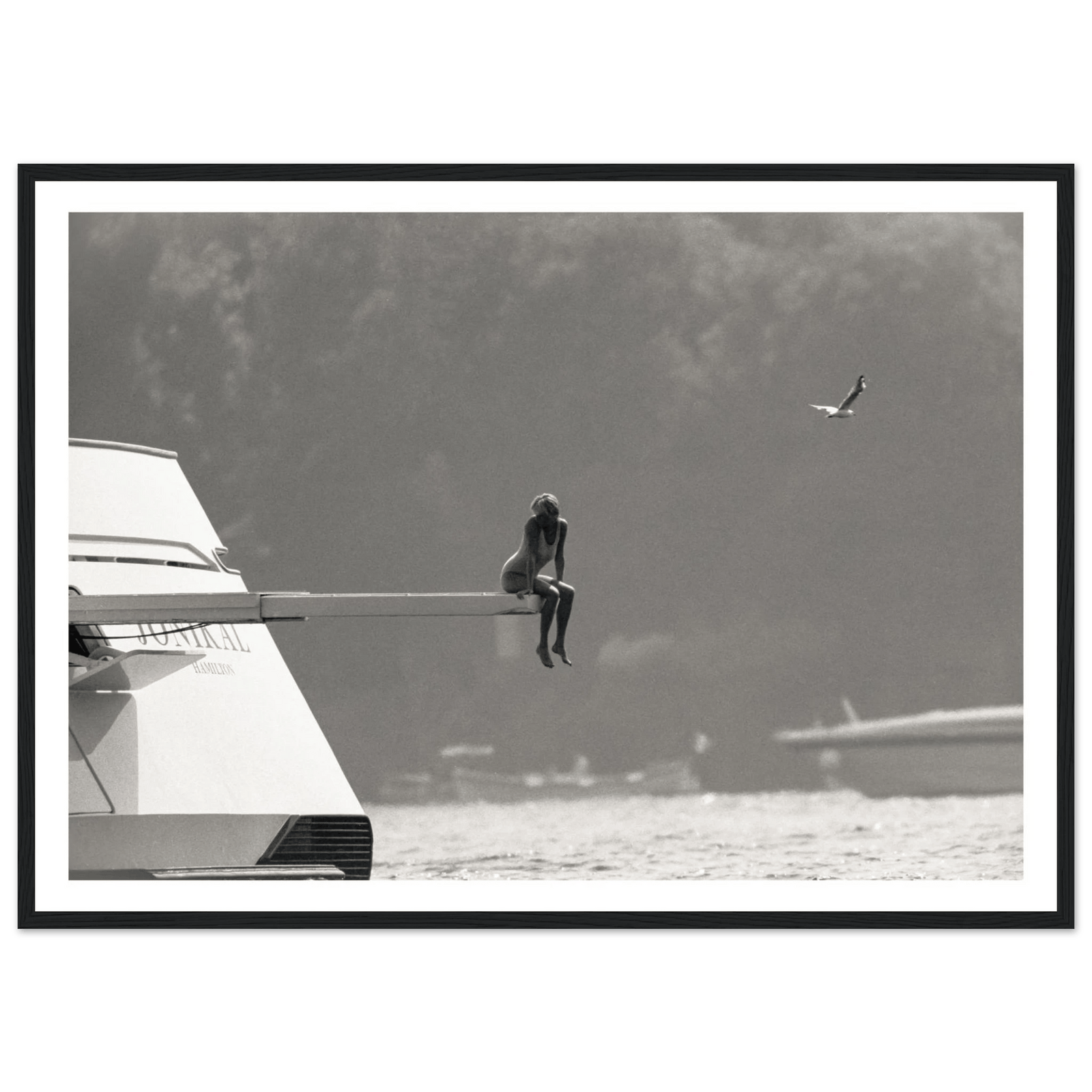 Tableau Photographie Princesse Diana Yacht - The Art Avenue