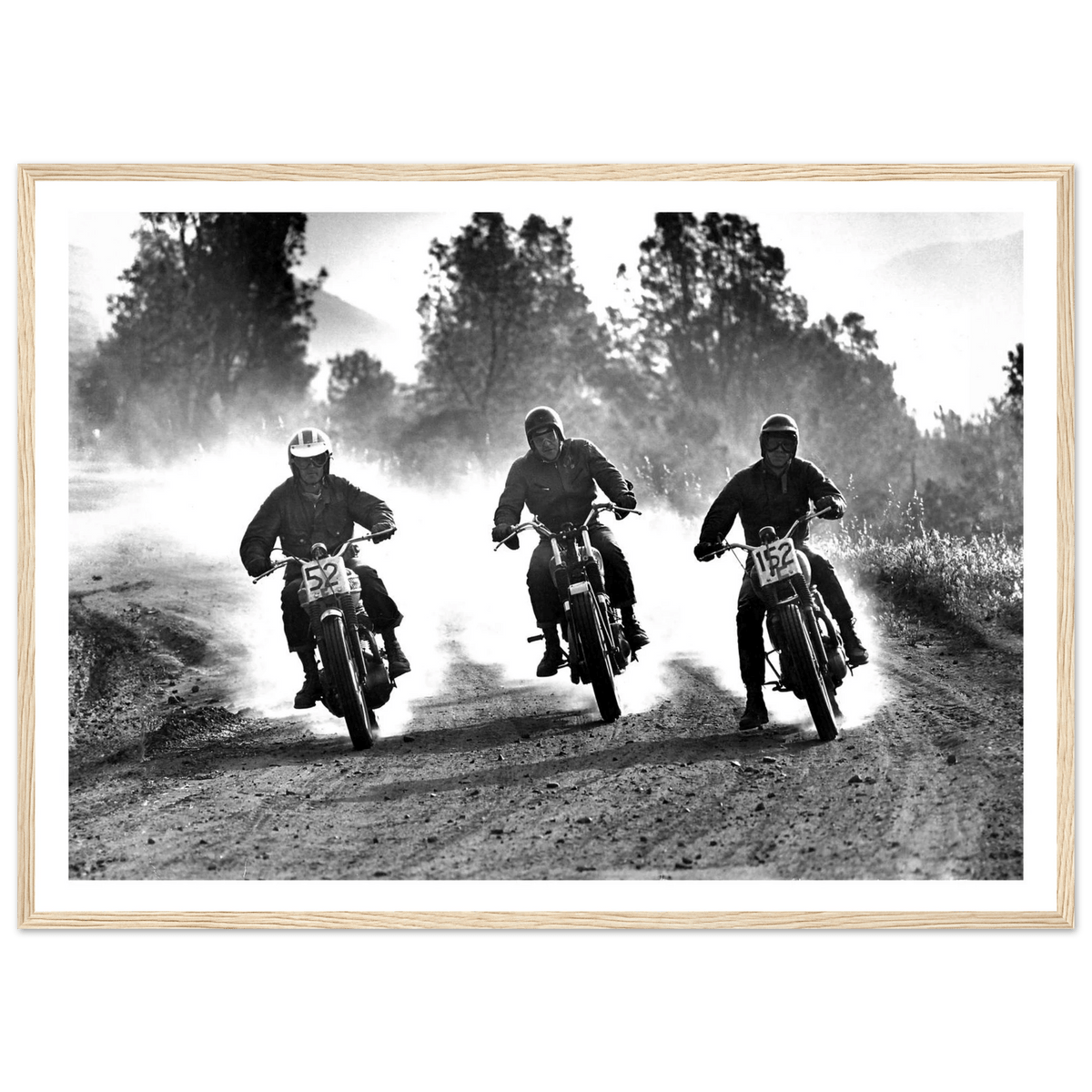 Tableau Photographie Steve McQueen Moto - The Art Avenue