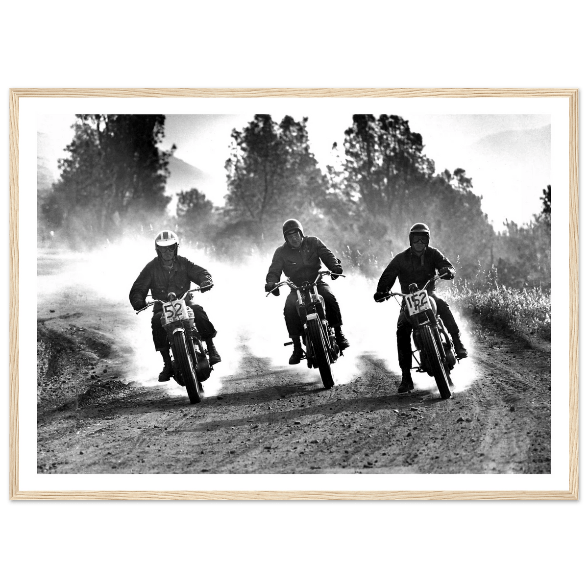 Tableau Photographie Steve McQueen Moto - The Art Avenue