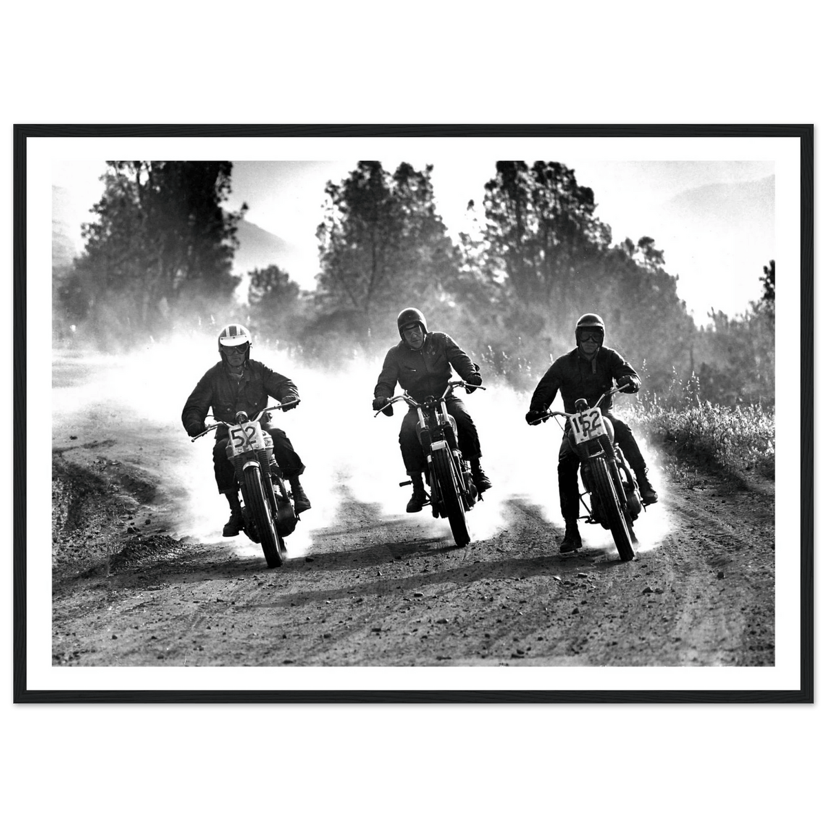 Tableau Photographie Steve McQueen Moto - The Art Avenue