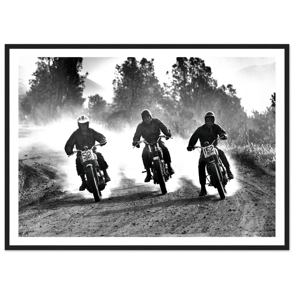 Tableau Photographie Steve McQueen Moto - The Art Avenue
