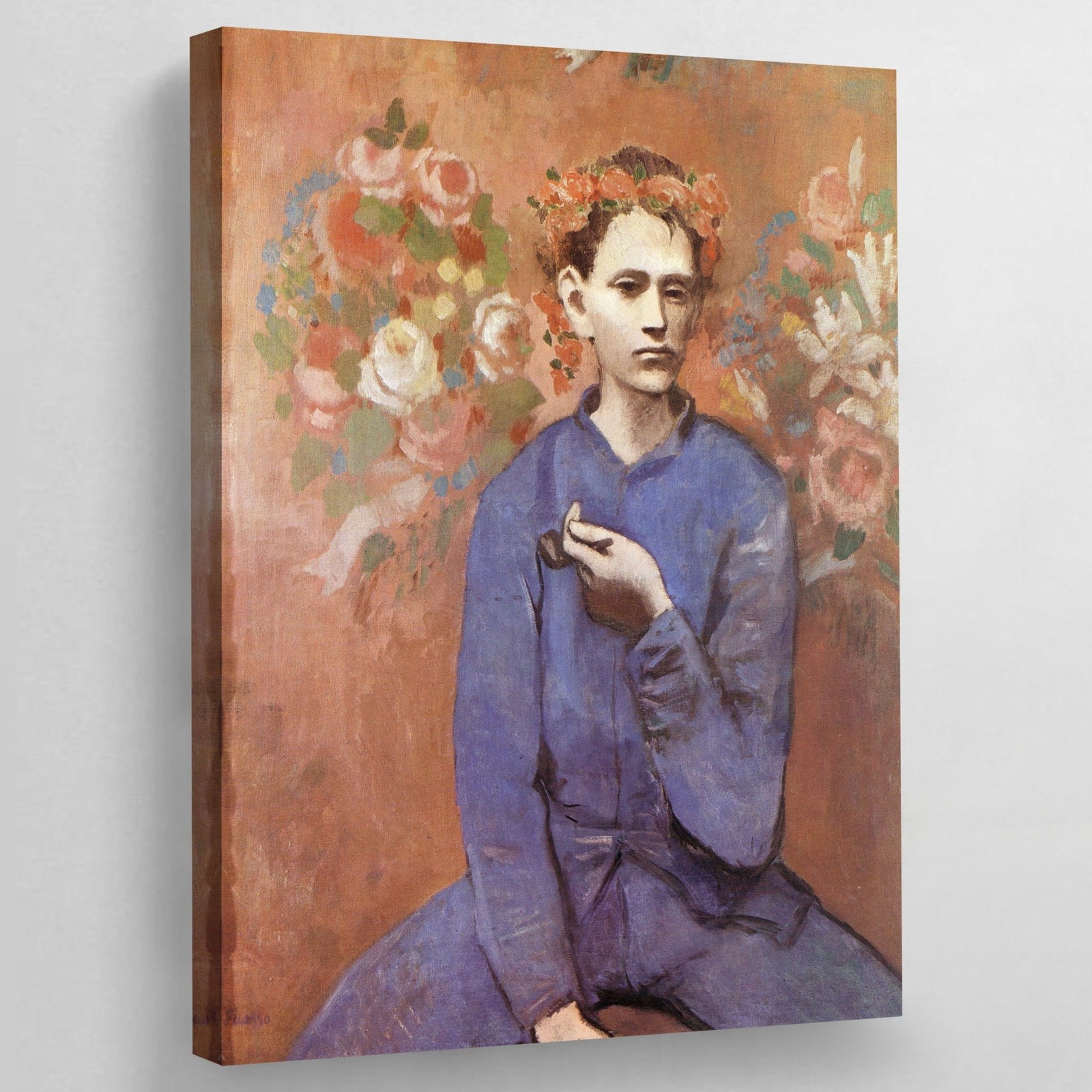 Tableau Picasso Garçon À La Pipe - The Art Avenue