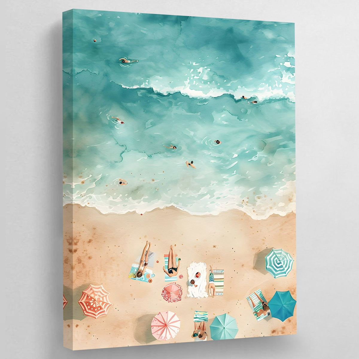 Tableau Plage Mer - The Art Avenue