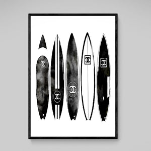 Tableau Planche De Surf Chanel - The Art Avenue