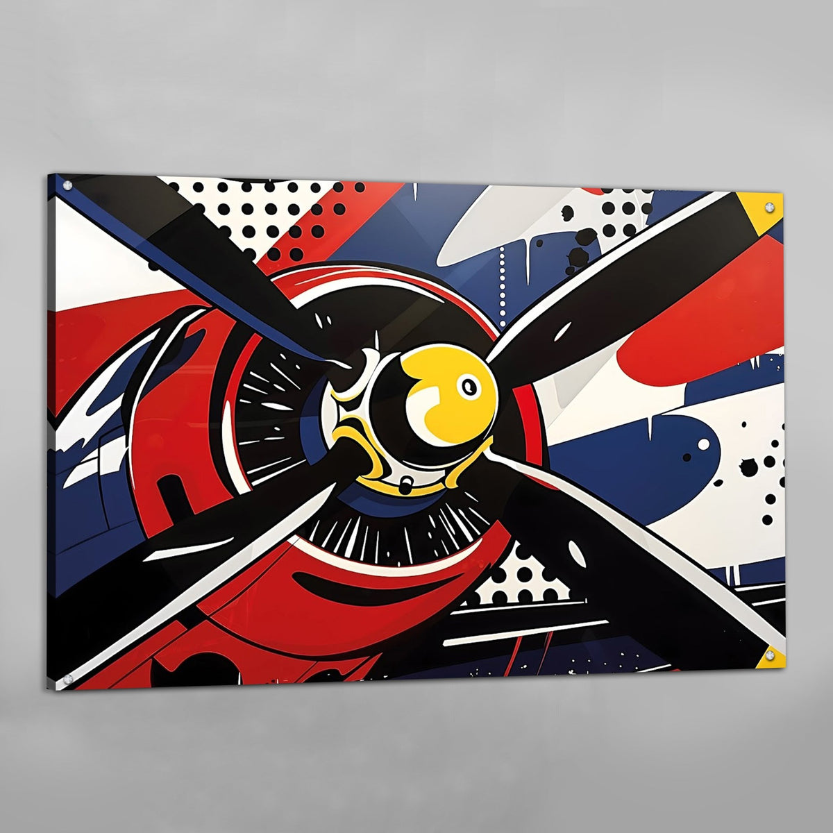 Tableau Pop Art Avion - The Art Avenue