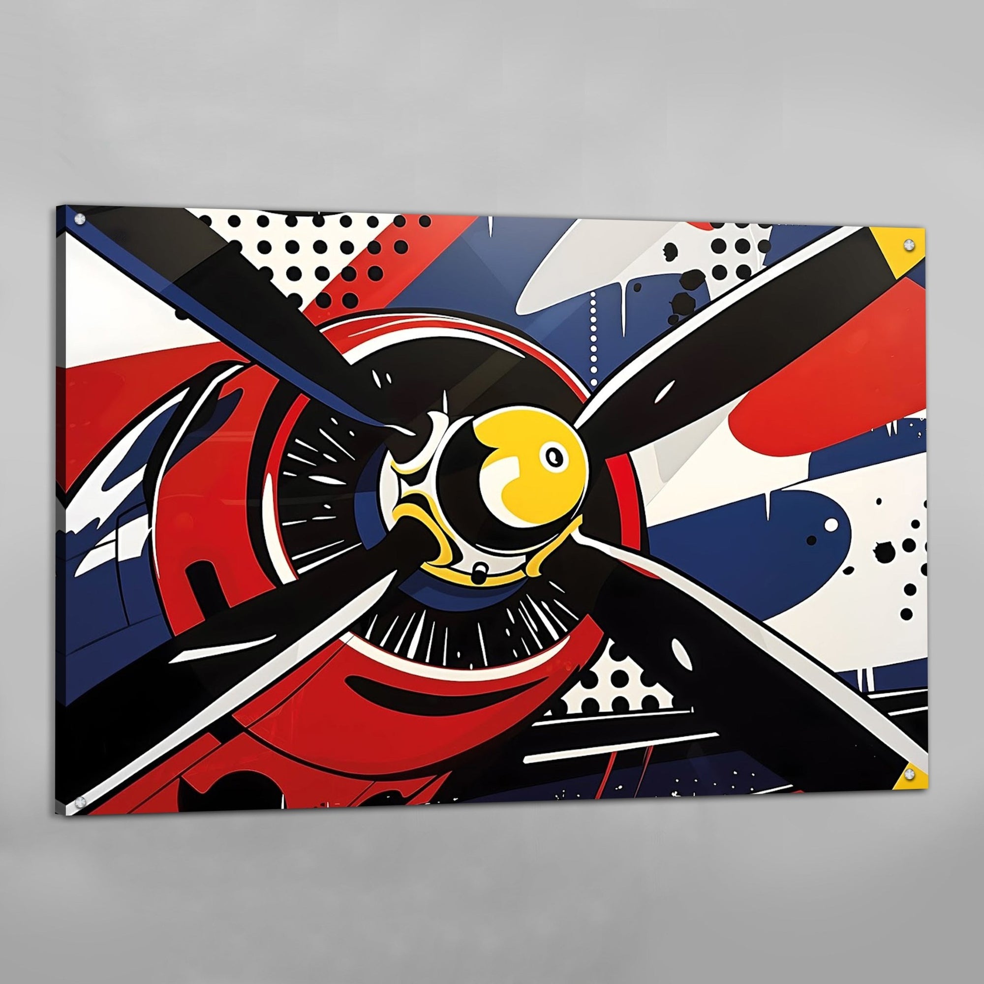 Tableau Pop Art Avion - The Art Avenue