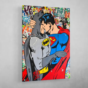 Tableau Pop Art Batman & Superman - The Art Avenue