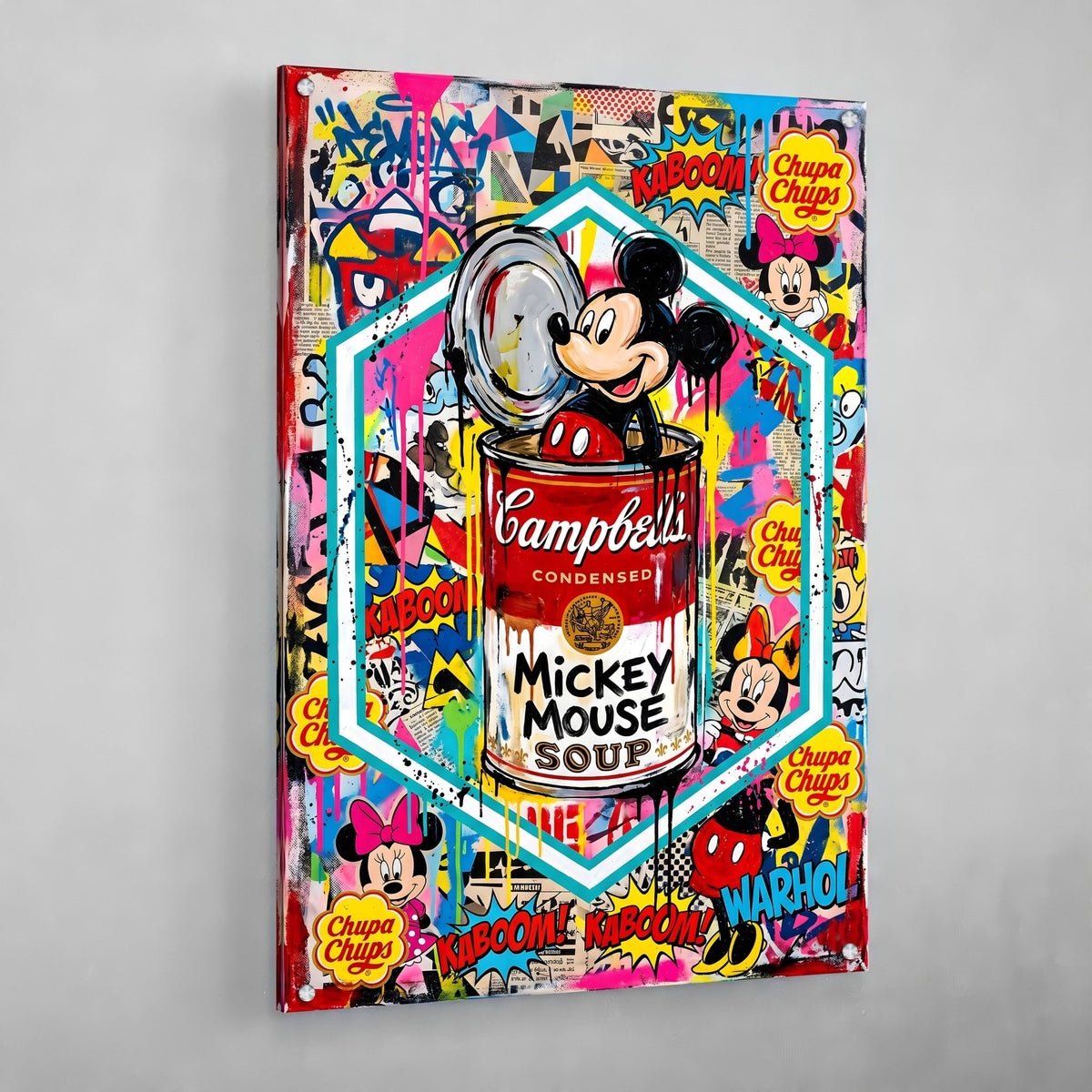 Tableau Pop Art Cartoon Coloré - The Art Avenue