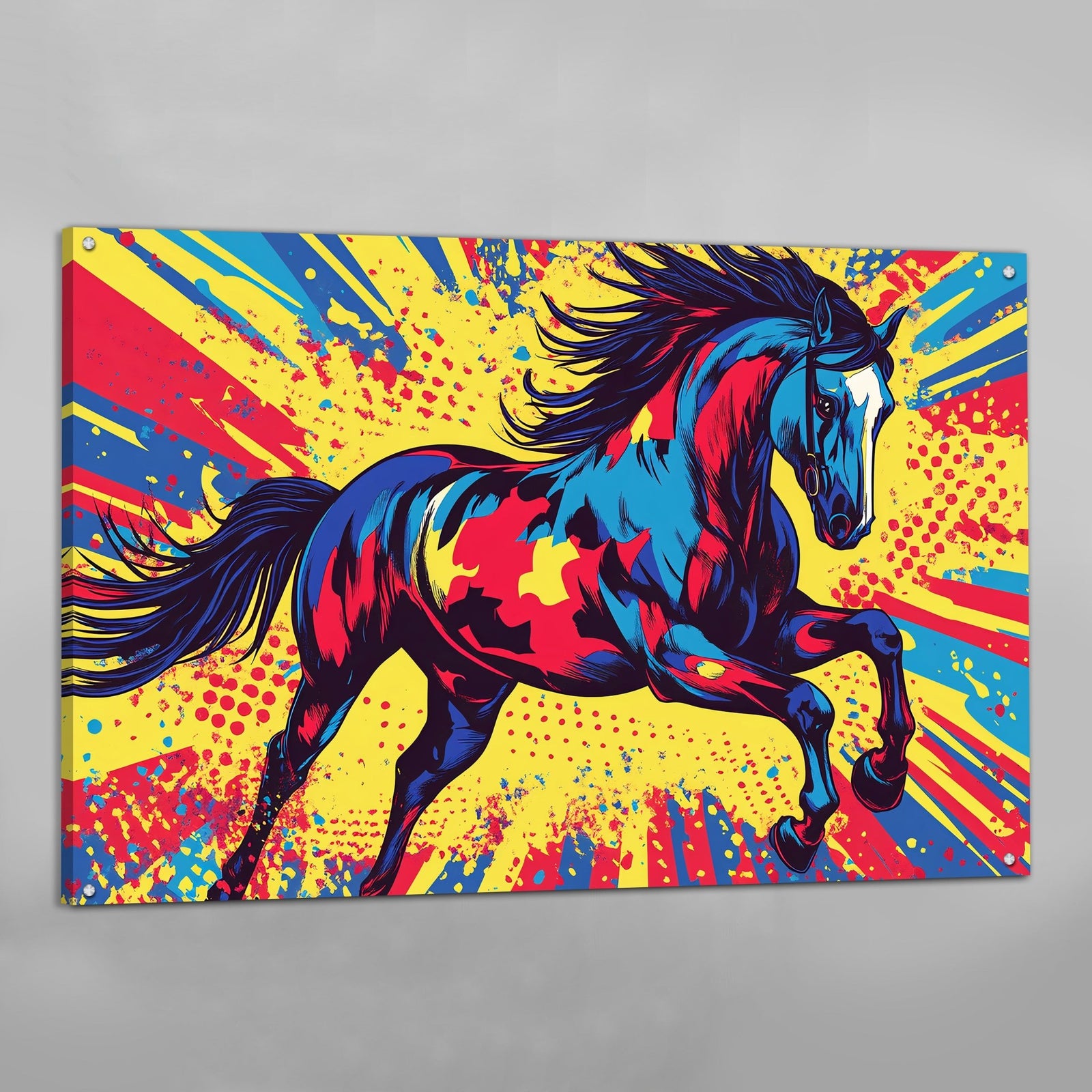 Tableau Pop Art Cheval - The Art Avenue