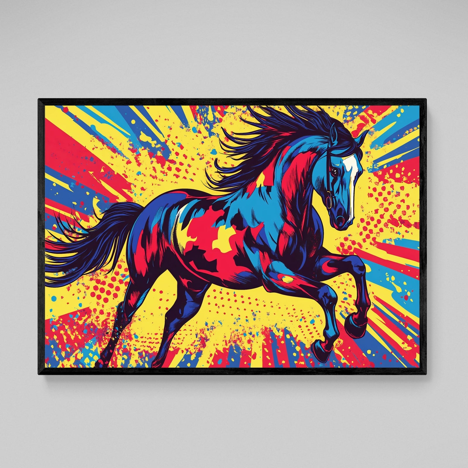 Tableau Pop Art Cheval - The Art Avenue