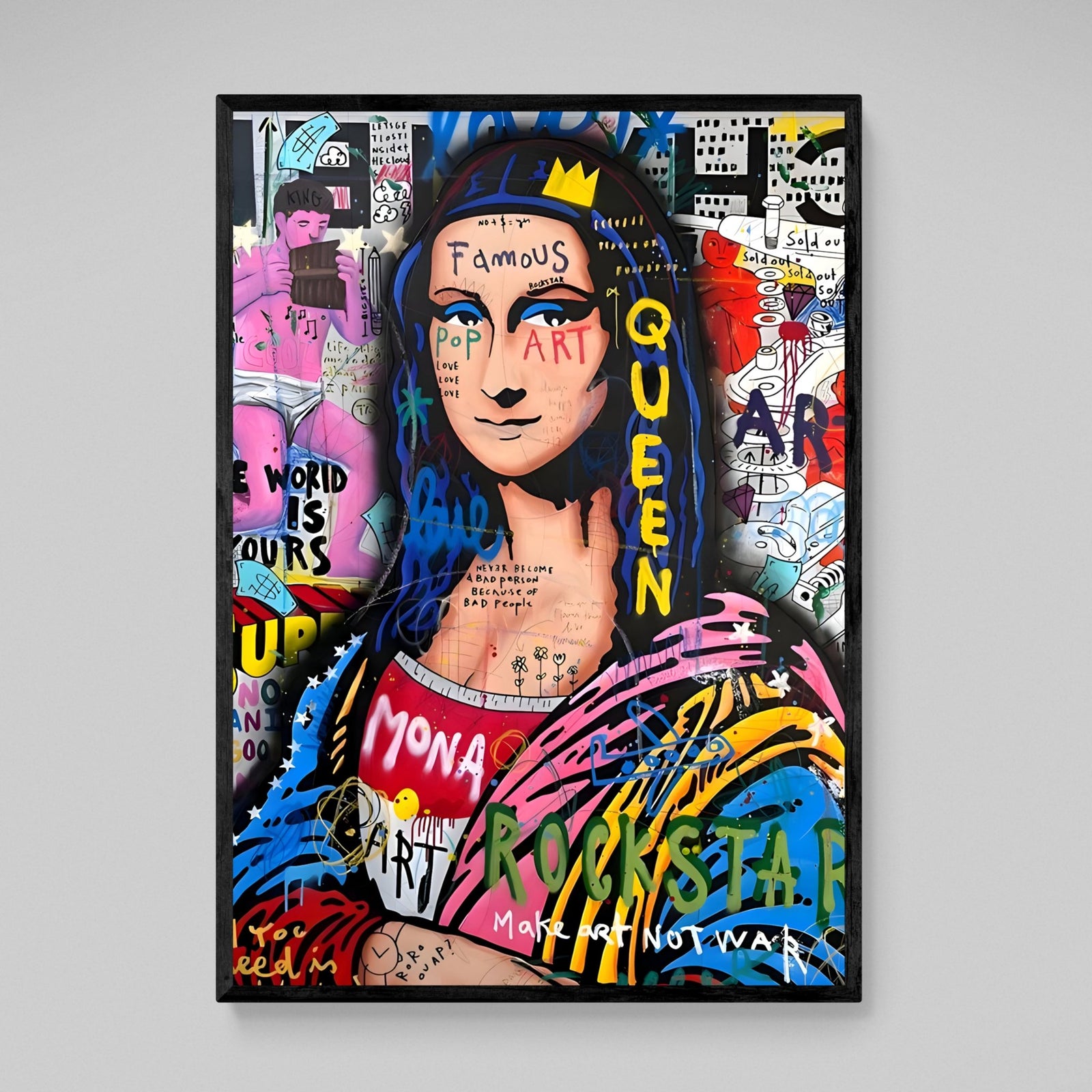 Tableau Pop Art Joconde - The Art Avenue