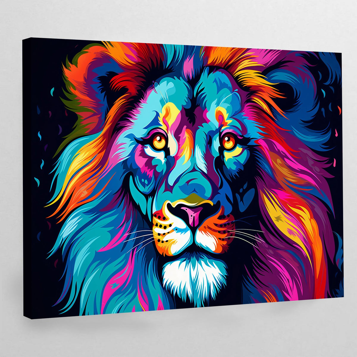 Tableau Pop Art Lion - The Art Avenue