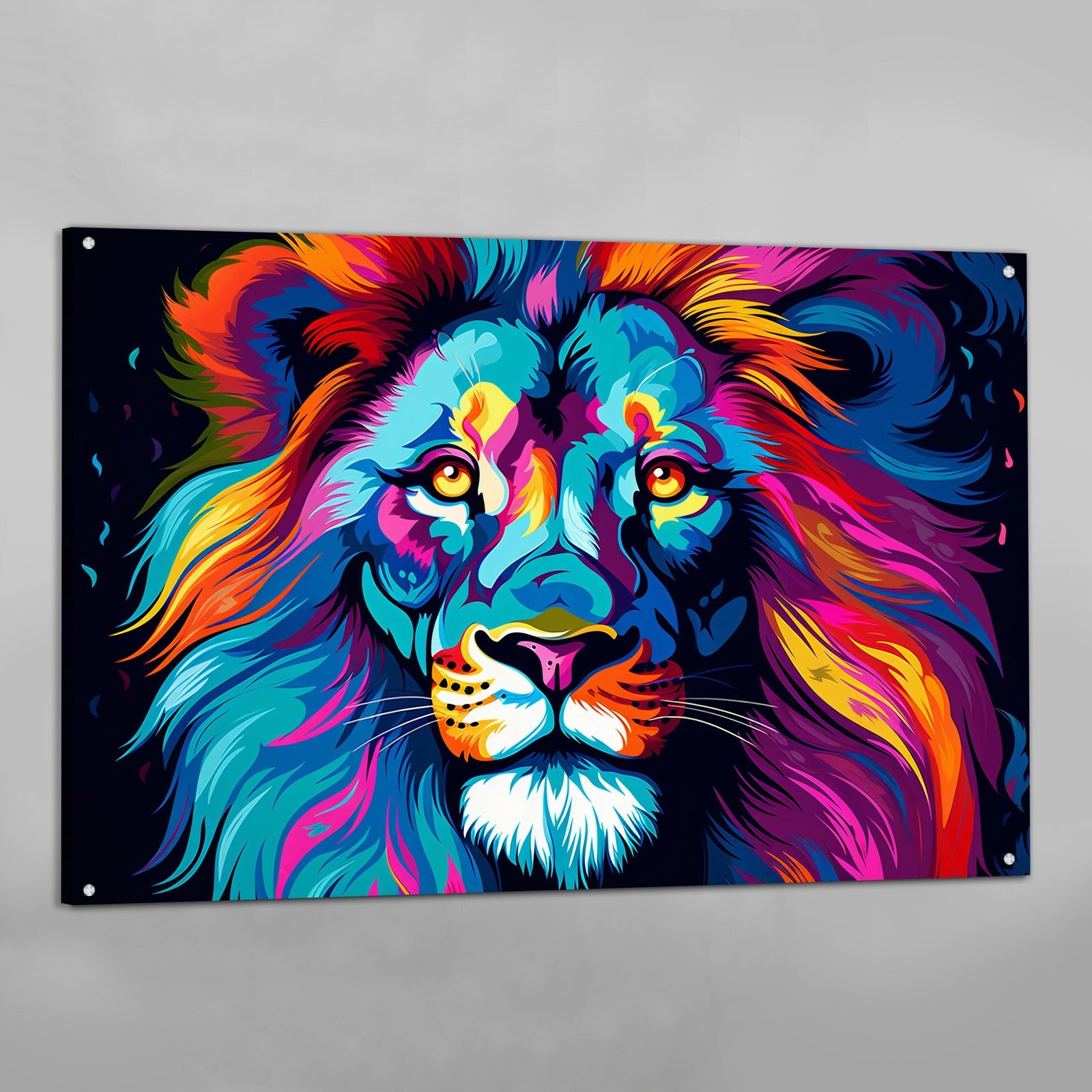 Tableau Pop Art Lion - The Art Avenue