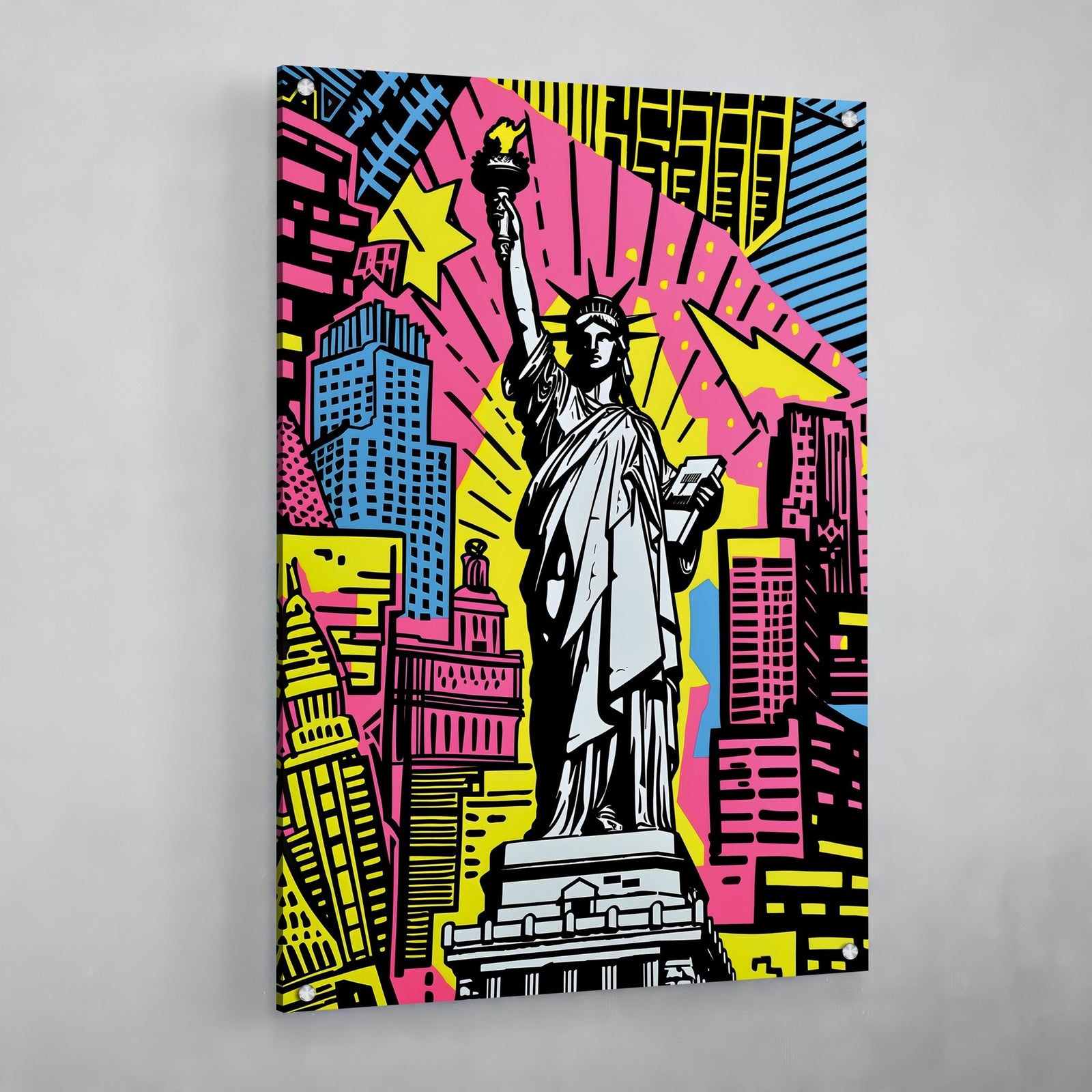 Tableau Pop Art Statue De La Liberté - The Art Avenue