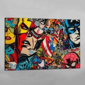 Tableau Pop Art Super - Héros - The Art Avenue