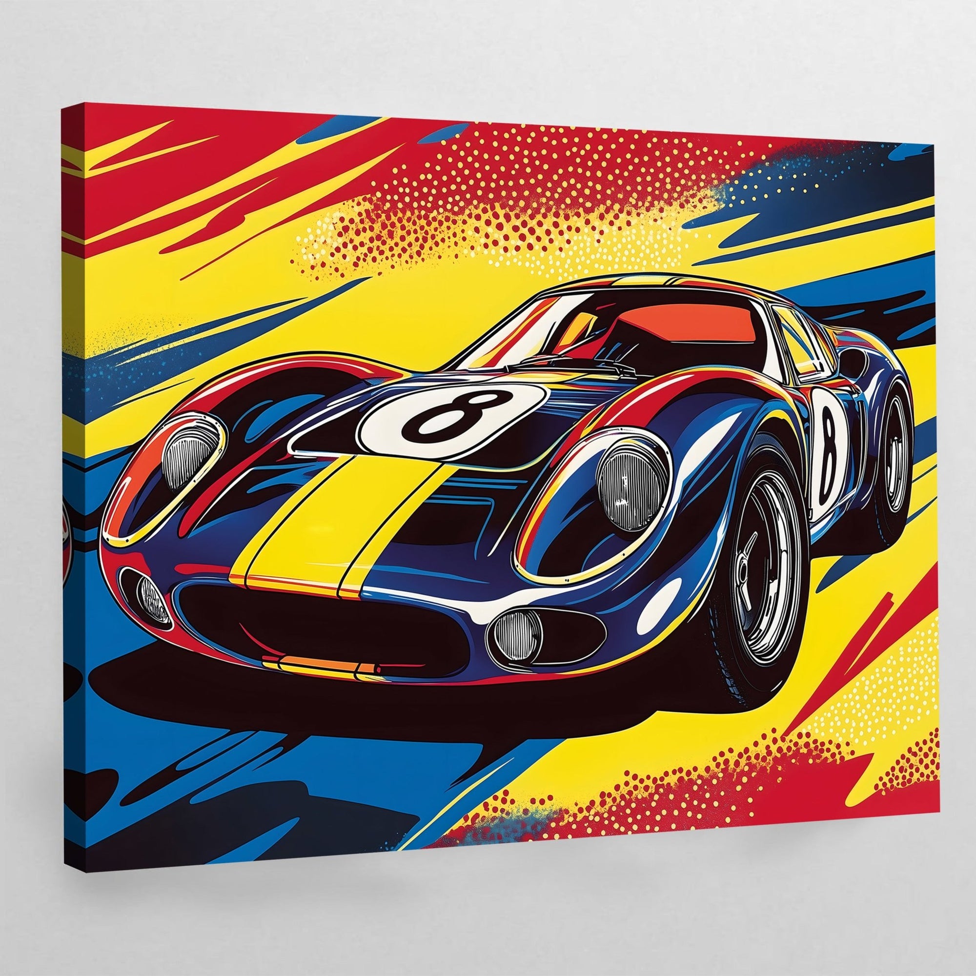 Tableau Pop Art Supercar - The Art Avenue