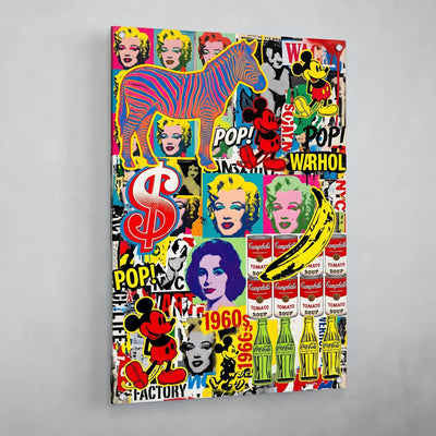 Tableau Pop Culture Coloré - The Art Avenue