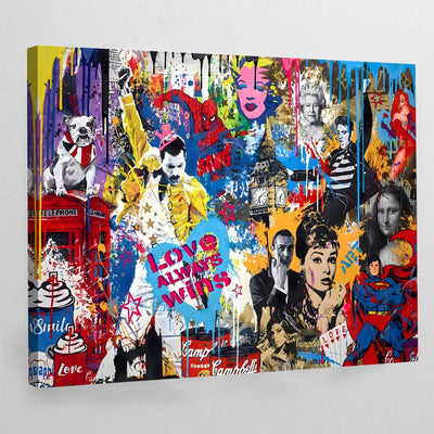 Tableau Pop Culture Street Art - The Art Avenue