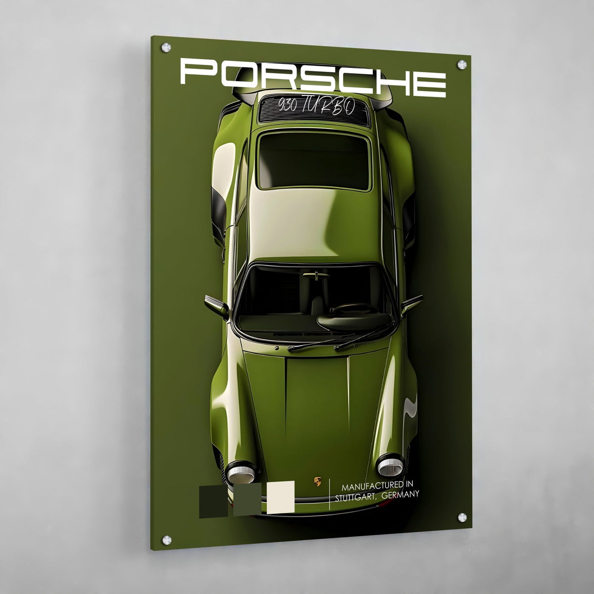 Tableau Porsche 911 Vert - The Art Avenue