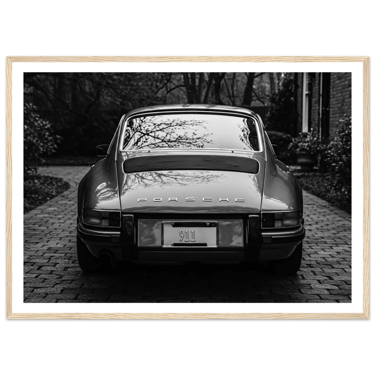 Tableau Porsche Photographie Noir et Blanc - The Art Avenue