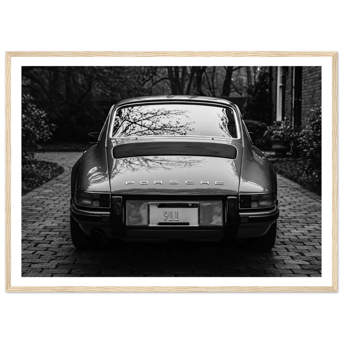 Tableau Porsche Photographie Noir et Blanc - The Art Avenue