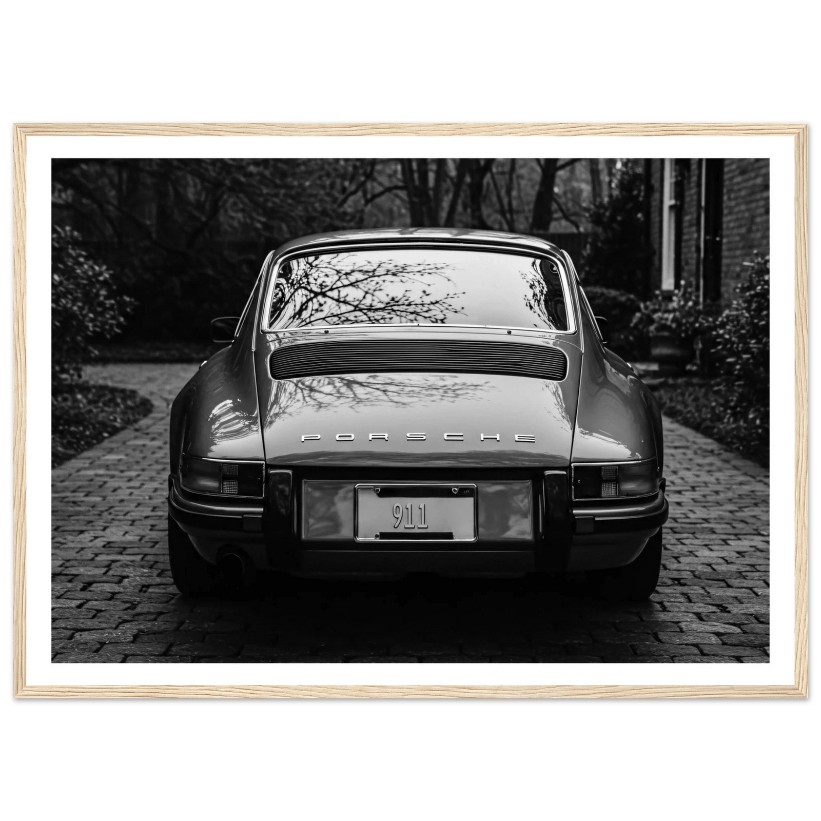 Tableau Porsche Photographie Noir et Blanc - The Art Avenue