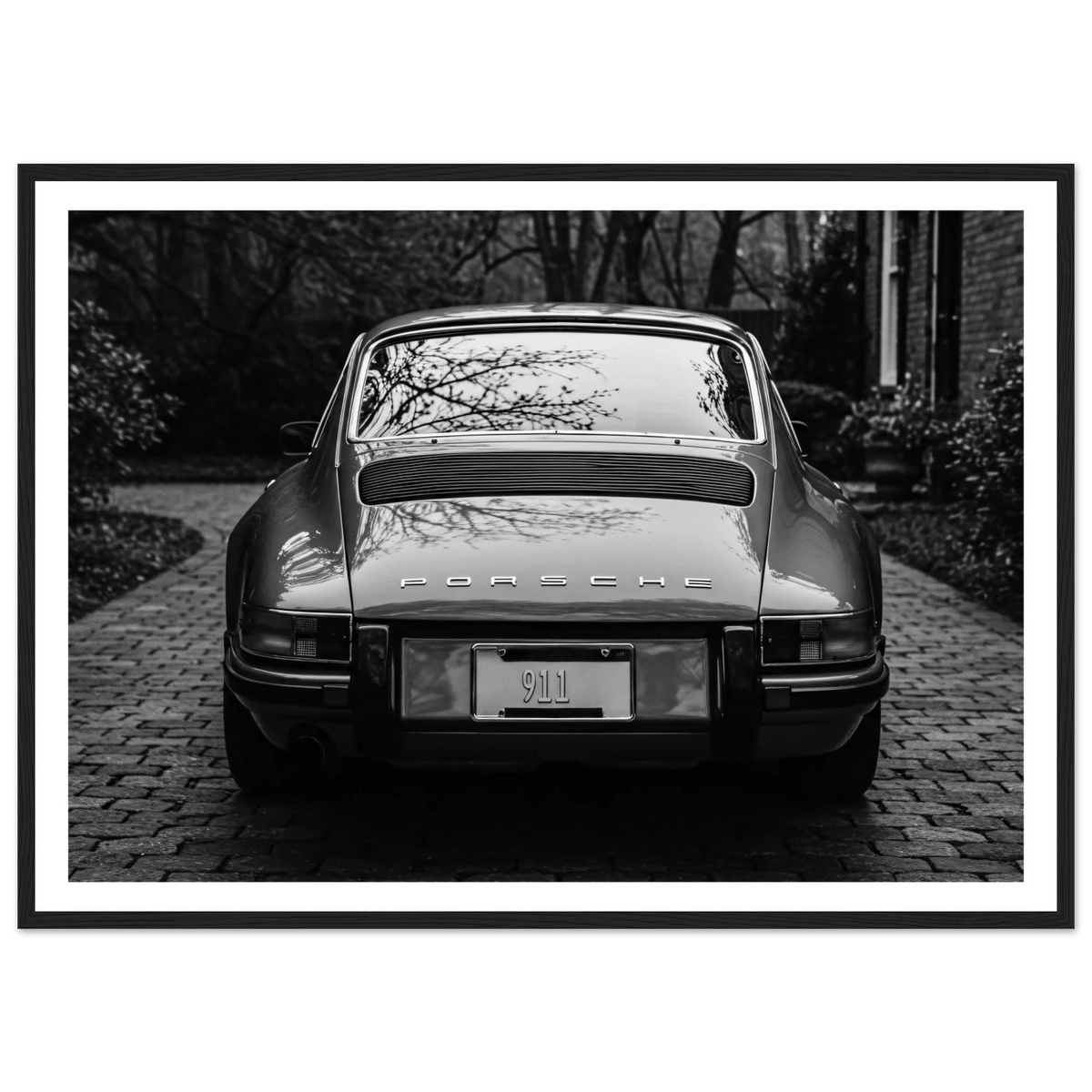 Tableau Porsche Photographie Noir et Blanc - The Art Avenue