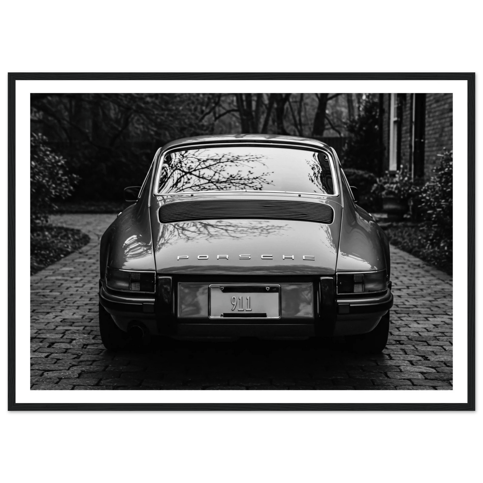 Tableau Porsche Photographie Noir et Blanc - The Art Avenue