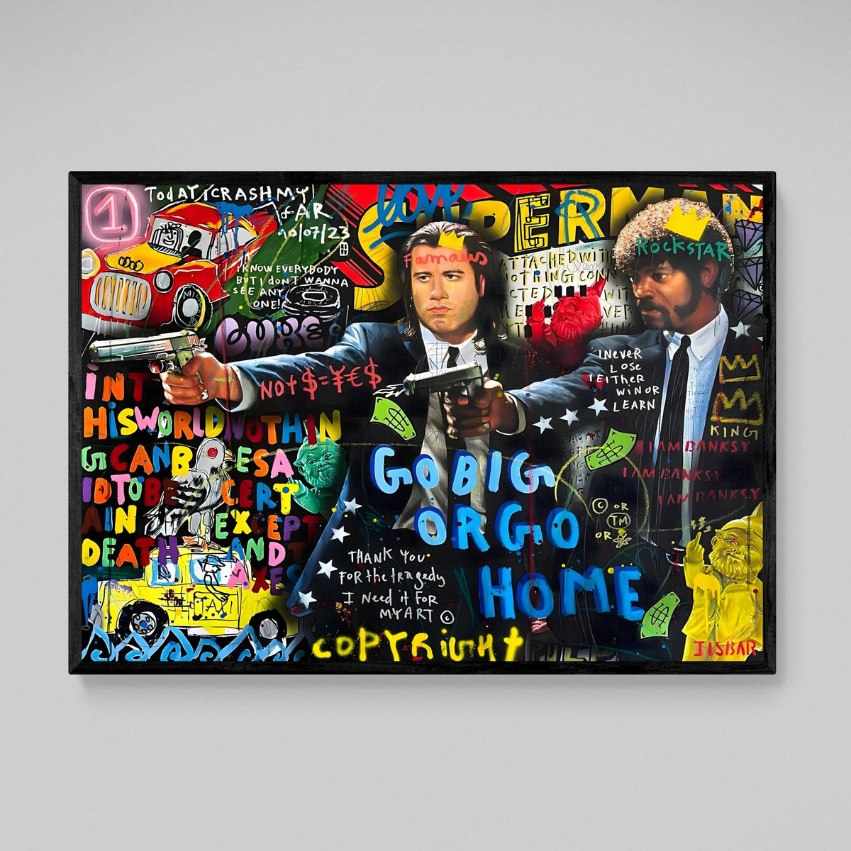 Tableau Pulp Fiction Street Art - The Art Avenue