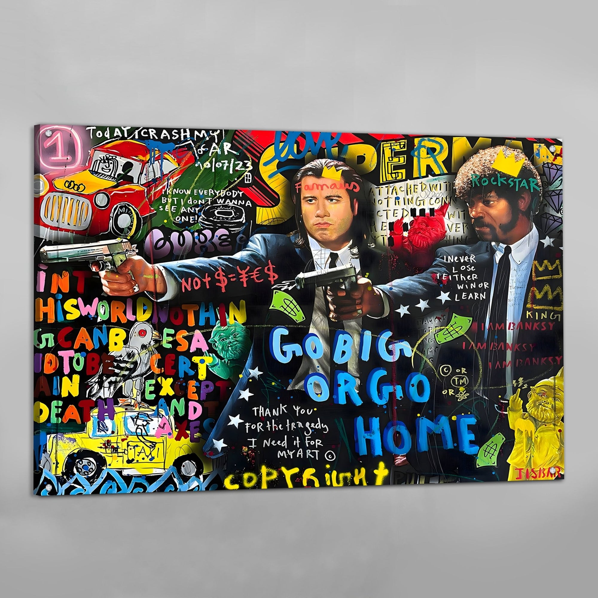 Tableau Pulp Fiction Street Art - The Art Avenue