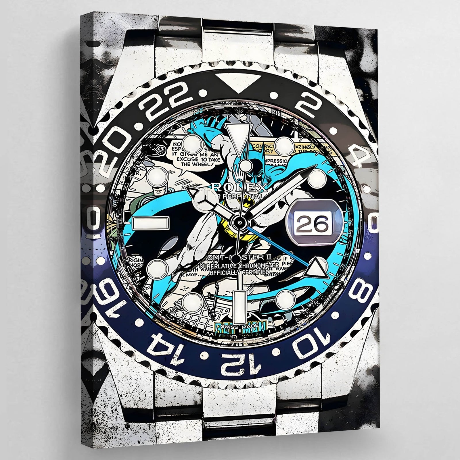 Tableau Rolex Batman - The Art Avenue